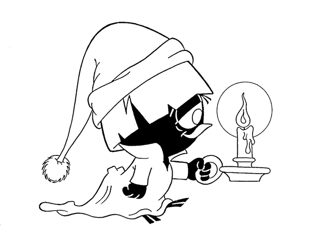 coloriage Calimero et sa bougie